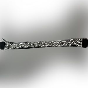 Rhinestone stretch belt